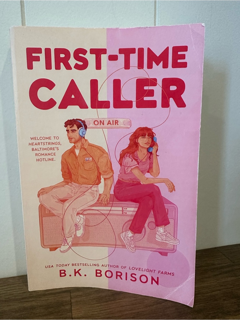 First-Time Caller by B.K. Borison Paperback Romance Novel